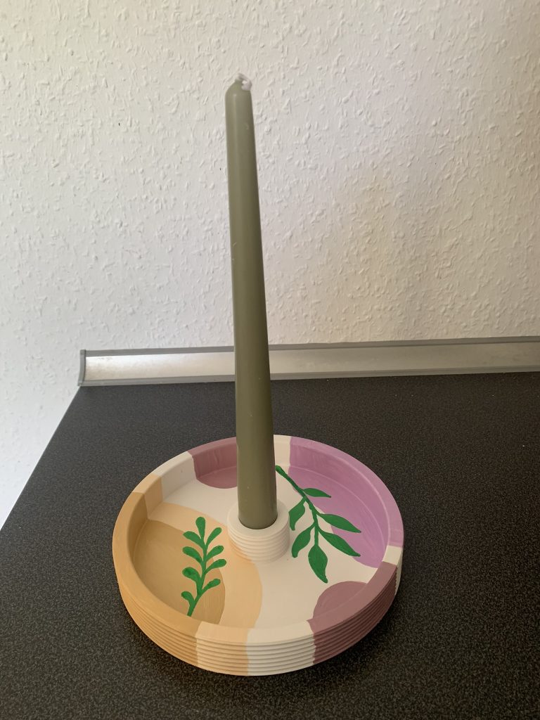 Kerzenständer bemalen